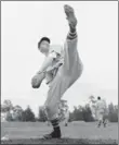  ??  ?? First-ballot Hall of Famer, Cleveland Indians Bob Feller, who played 18 seasons, before and after serving in the U.S. navy for four years during the Second World War, struck out a record 17 batters in a game, 81 years ago today.
