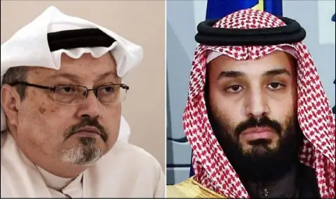  ??  ?? محمد بن سلمان وجمال خاشقجي