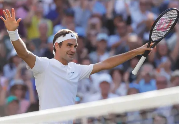  ?? Andrew Couldridge / Reuters ?? After the Wimbledon last year, when injuries cast a doubt on his career, Roger Federer took a break for six months and returned rejuvenate­d