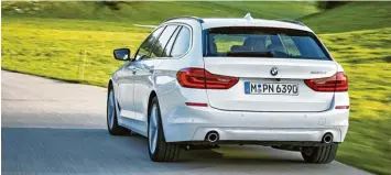  ??  ?? Lifestyle Laster: der BMW 5er Touring vereint Optik und Nutzwert.