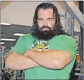  ?? JULIE COLLINS/CAPE BRETON POST ?? Gary Jessome, who wrestles under the ring name Duke MacIsaac, is looking forward to the return of East Coast Pro Wrestling to Cape Breton later this month.