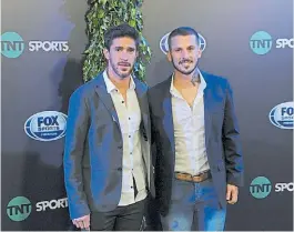  ??  ?? Campeones. Pablo Pérez y Darío Benedetto, Boca presente.