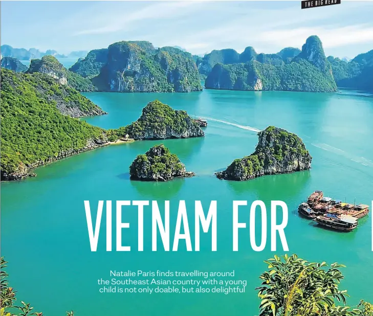 ?? Picture: © fleewinter.com ?? With its jade-green sea and fantastica­l and mysterious jungle-covered limestone rocks, Ha Long Bay will keep young travellers spellbound.