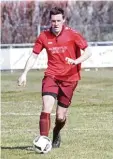  ?? Foto: Rummel ?? Benedikt Dengler trifft mit Dasing auf den FC Affing II.