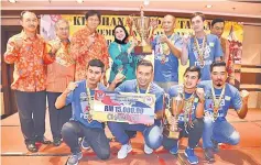  ??  ?? Team Thailand-Penang which emerges as champions.