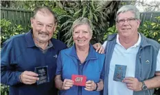  ?? Picture: SUPPLIED ?? WELL PLAYED: Winners of the Niche meal vouchers and the Rosehill Mall voucher, from left, Ossie Halbrecht, Colleen Davy and Mark Asperling.