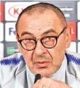  ??  ?? Maurizio Sarri