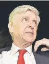  ??  ?? Arsene Wenger