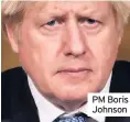  ??  ?? PM Boris Johnson