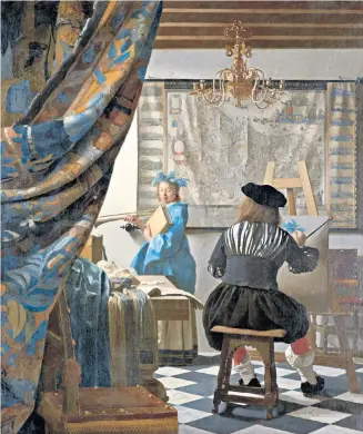  ??  ?? Subtle palette: Vermeer was constantly experiment­ing with ways to capture natural light