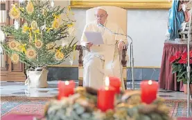  ?? ANSA ?? Cuidados. La salud del Papa pone en alerta a sus asesores.