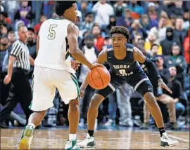  ?? Jay LaPrete Associated Press ?? BRONNY JAMES and other sons of NBA players have f locked to Sierra Canyon High in Chatsworth, where the school is winning titles under a bright spotlight.