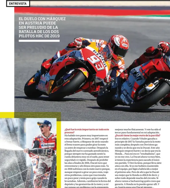  ??  ?? Con tres victorias esta temporada, a falta de la carrera fi nal de Valencia, Lorenzo se va de Ducati con la sensación de no haber llegado a su máximo.