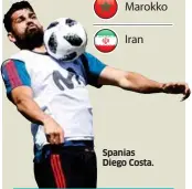  ??  ?? Spanias Diego Costa.