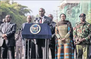  ??  ?? Back in power: Both Anne Mumbi Waiguru (left) and Joseph Ole Lenku (right) landed plum governor posts despite being mired in controvers­y. Photos: Noor Khamis & Siegfried Modola/Reuters