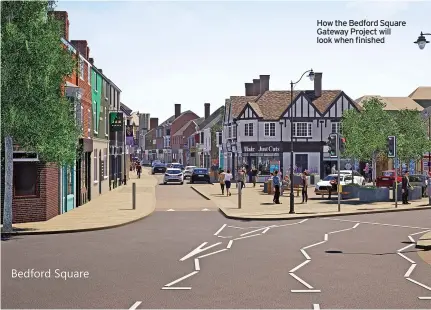  ?? ?? How the Bedford Square Gateway Project will look when finished