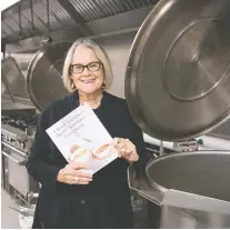  ?? TROY FLEECE ?? Gail Greenberg of Soup Sisters and Broth Brothers Regina poses at Mosaic Stadium kitchen that will host the group’s first event Oct. 17.