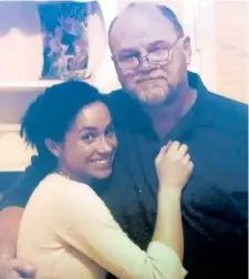  ??  ?? A young Meghan with her estranged father Thomas Markle