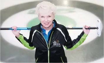  ?? TROY FLEECE ?? Bernadette McIntyre has taken a lead role in bringing several national curling events to Regina.