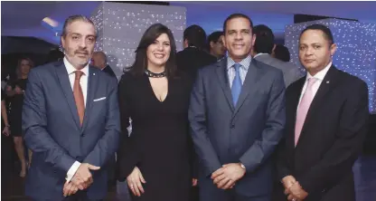  ??  ?? Marcelo Rivas, Ingrid Debes, Luis Vásquez y Heriberto Gómez.