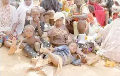  ??  ?? Some Children of the IDPs.