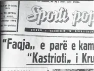  ?? ?? Gazeta "Sporti Popullor" e 10 shtatorit 1990, që fikson skedinën e parë të T