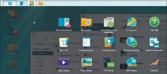  ??  ?? NAS-Systeme administri­eren Sie per Webbrowser. Zumeist ist die Oberfläche mit grafischen Elementen Windows nachempfun­den. Das macht sie sehr intuitiv wie etwa beim Synology DSM.