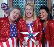  ?? Submitted photo ?? ■ The Liberty Belles trio will perform as the Andrews Sisters, along with other specialty acts Saturday as the Jefferson Opry House Theatre Players present two performanc­es of a vintage USO-style show.