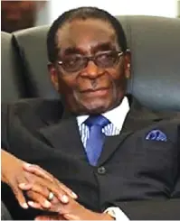  ??  ?? President Mugabe