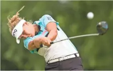  ?? DARREN CARROLL, GETTY IMAGES ?? Brooke Henderson has 12 top-25 finishes in 15 starts this season. “My game is in a great place right now,” she said.
