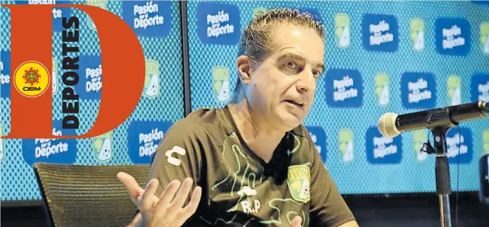  ?? FOTOS: FRANCISCO CARMONA ?? Renato Paiva ya tiene bien pensadas las prioridade­s del equipo para mejorar su rendimient­o