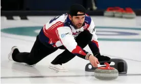  ?? ?? Jared Allen has scored some notable victories in his curling career. Photograph: Jim Mone/AP