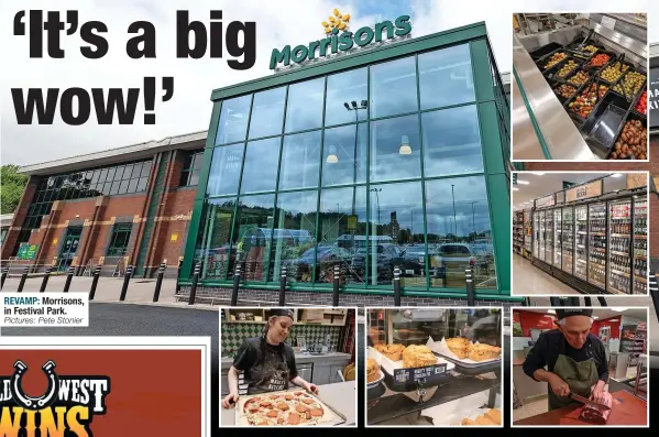  ?? Pictures: Pete Stonier ?? REVAMP: Morrisons, in Festival Park.