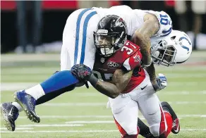  ?? —THE ASSOCIATED PRESS FILES ?? Atlanta Falcons free safety Ricardo Allen, signed recently to a threeyear extension, doesn’t take anything for granted. “That ain’t in my blood,” Allen said of being too comfortabl­e.