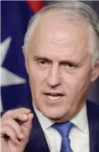  ??  ?? Malcolm Turnbull.