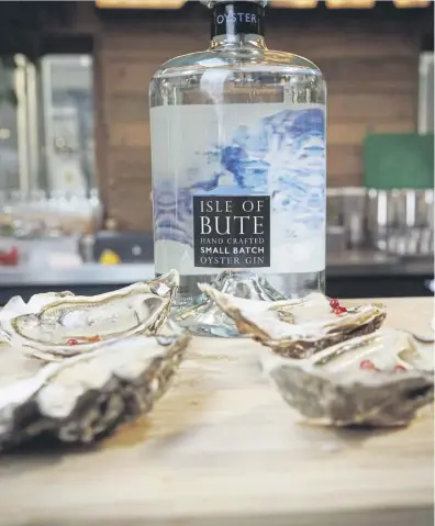 ?? ?? Isle of Bute Oyster Gin evokes a plethora of tastes and feelings