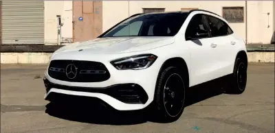  ??  ?? The 2021 Mercedes Benz GLA250 4MATIC SUV. Photo courtesy of Mercedes Benz Internet Media.