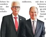  ?? FOTO: LKT ?? Landrat Thomas Hendele (l.) traf Bundesfina­nzmister Olaf Scholz.