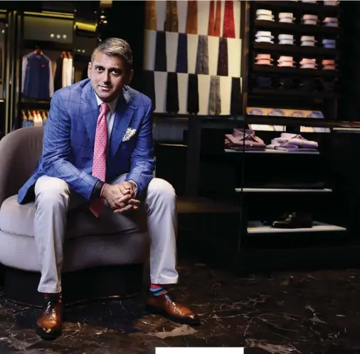  ??  ?? SANJAY KAPOOR Executive Chairman, Genesis Group Genesis' portfolio includes brands such as Giorgio Armani, Jimmy Choo, Coach, Hugo Boss, Bottega Veneta, Paul Smith and Tumi