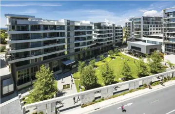  ??  ?? For the Realm Precinct, adjacent to Canberra’s Parliament­ary Triangle, Stewart Architectu­re’s aim was to optimize density while adding value to the public realm.