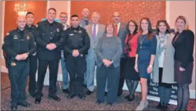  ?? PHOTO PROVIDED ?? Members of the Dutchess County STOP-DWI Planning Board and Law Enforcemen­t Awards honorees.