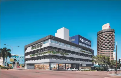  ??  ?? HIGH PROFILE: Artist’s impression of the Townsville building, named Precinct 21, following its $10 million revamp.