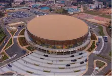  ?? DR ?? Pavilhão arena de Kigali no Rwanda