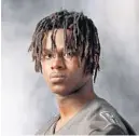  ?? JOHN MCCALL/SOUTH FLORIDA SUN SENTINEL ?? University School defensive back Ricardo Hallman poses for a 2019 All-County photo. Hallman committed to the Wisconsin Badgers on Monday.