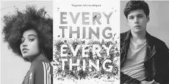  ??  ?? In third place was new release ‘Everything, Everything’, a romantic drama about a young woman, played by‘Hunger Games’ standout Amandla Stenberg, with an autoimmune disease that keeps her locked up indoors.