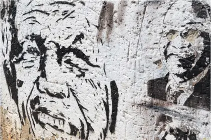  ?? Pictures: Nigel Sibanda ?? ROCK OF AGES. Graffiti artists across the world have paid tribute to the legacy of Nelson Mandela. This graffiti was photograph­ed in Soweto.