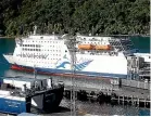  ??  ?? The Government will put
$400 million towards replacing the ageing Interislan­der ferries and port infrastruc­ture.
