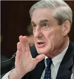  ?? Foto: AFP/Brendan Smialowski ?? Liebt Ermittlung­en: Robert Mueller