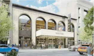  ?? STUDIOS ARCHITECTU­RE ?? An architect’s rendering of the Archer Music Hall, a new 1,500-person-capacity music venue coming to downtown Allentown.