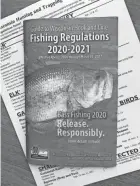  ?? PAUL A. SMITH ?? Several new Wisconsin fishing regulation­s, including a statewide catch-and-release season for smallmouth and largemouth bass, go into effect April 1.